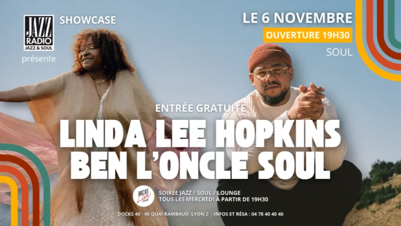 Lyon : soirée soul au Docks 40 avec Linda Lee Hopkins et Ben l'Oncle Soul